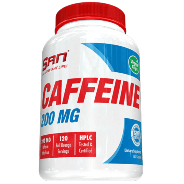 Cafeína 200mg San Nutrition - 120 Cápsulas
