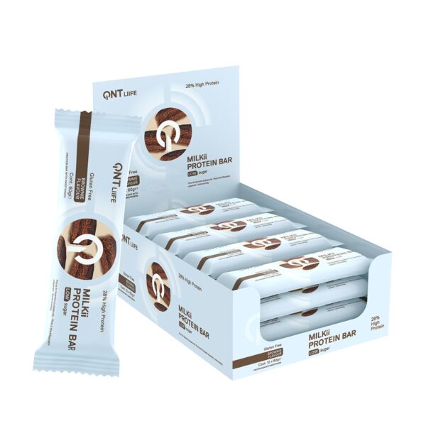 Display QNT Milkii Protein Bar_Brownie 12 und